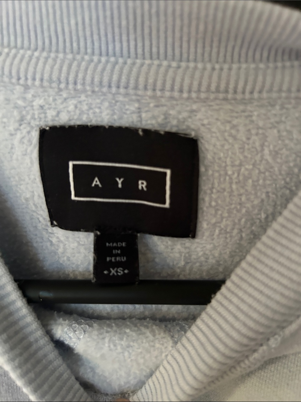 AYR Light Blue women’s Crewneck Sweatshirt - All Year Round size XS - Picture 2 of 3